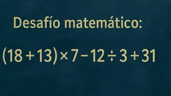 Desafío matemático: la cuenta parece fácil, pero muchos cometen un error frecuente