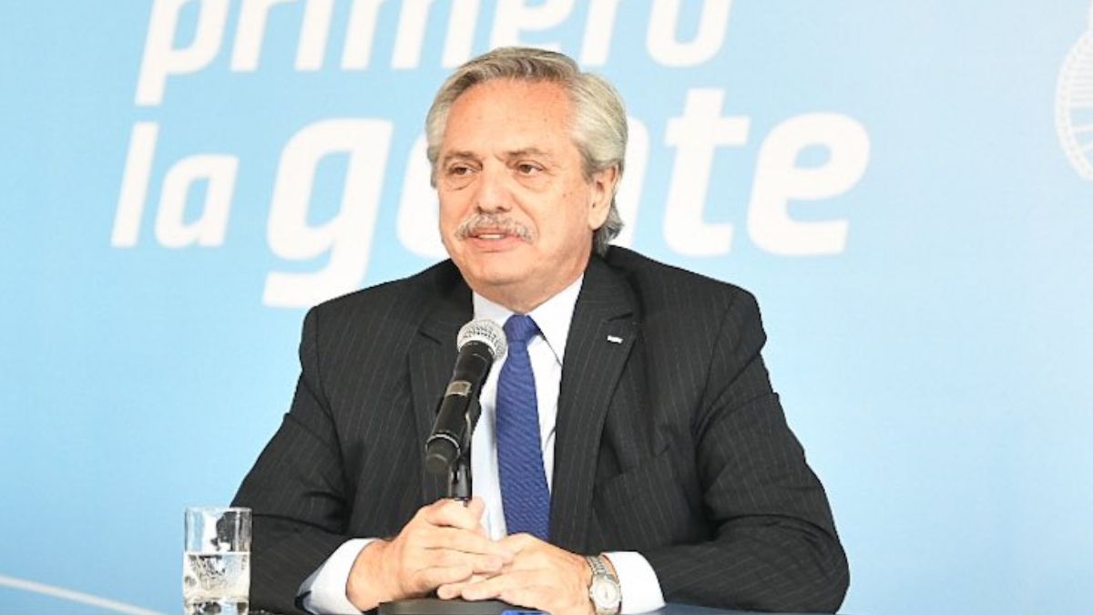 Alberto Fernández y un error llamativo.