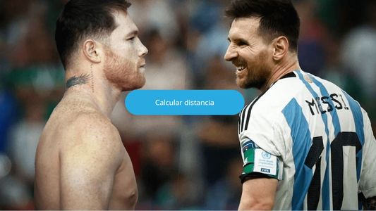 Messi-Canelo: una aplicación que custodia la distancia en tiempo real entre ambos