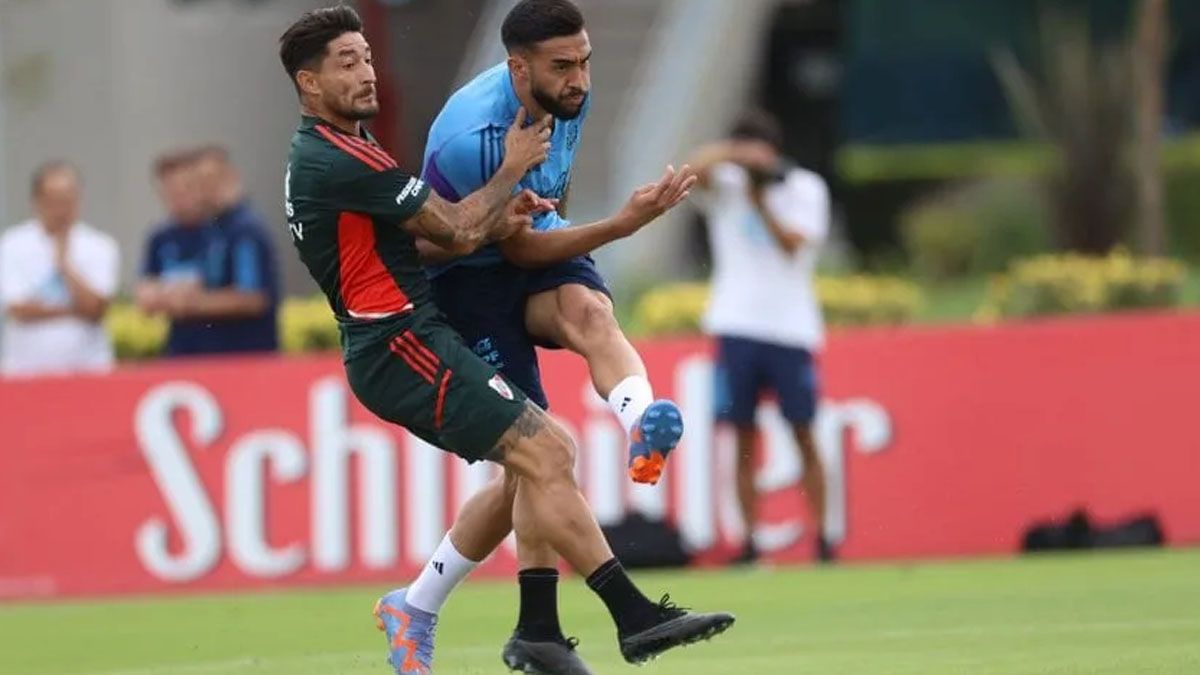 La Selección Argentina disputó un amistoso ante River