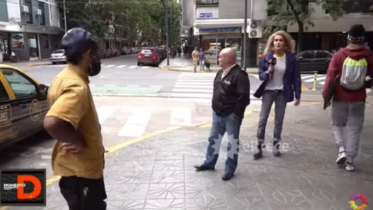 Un trapito increpó a una cronista en vivo: Cortala