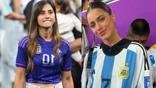 Se supo qué le dijo Antonela Roccuzzo a Tini Stoessel tras el partido en el Monumental