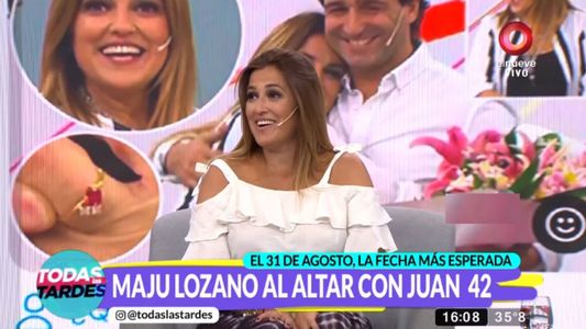 Maju Lozano puso fecha de casamiento con Juan: Pensé, tengo 47, ¿cuánto más puedo vivir?
