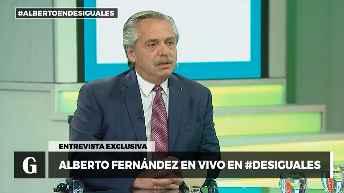 Alberto Fernández: Nos sacamos una soga del cuello. (Foto: TV Pública)
