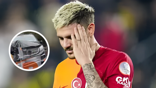 Impactante choque del lujoso auto de Mauro Icardi en Turquía: las imágenes