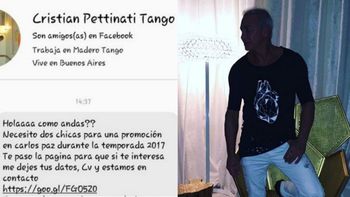 Flavio Mendoza denunció a un hombre que ofrece trabajo con su nombre