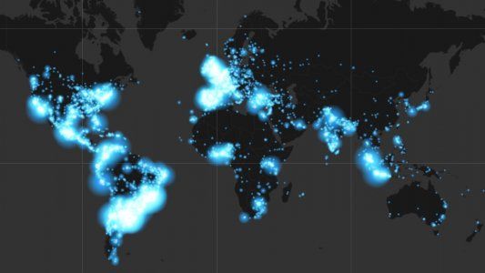 Mirá el mapa interactivo de Twitter para ver los homenajes a Maradona en todo el mundo