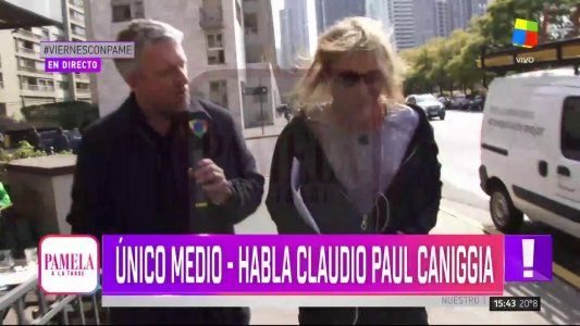 La agresión de Claudio Caniggia a un periodista de Pamela a la Tarde