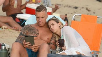 Las vacaciones de Alejandro Fantino y su novia Coni Mosqueira en Punta del Este