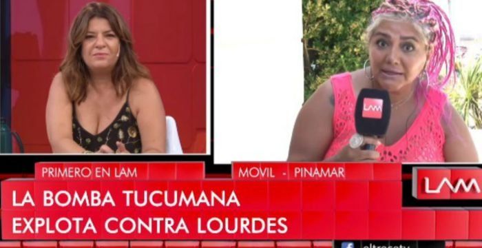 La Bomba Tucumana se retiró furiosa de un móvil tras discutir con Andrea Taboada y Lourdes Sánchez