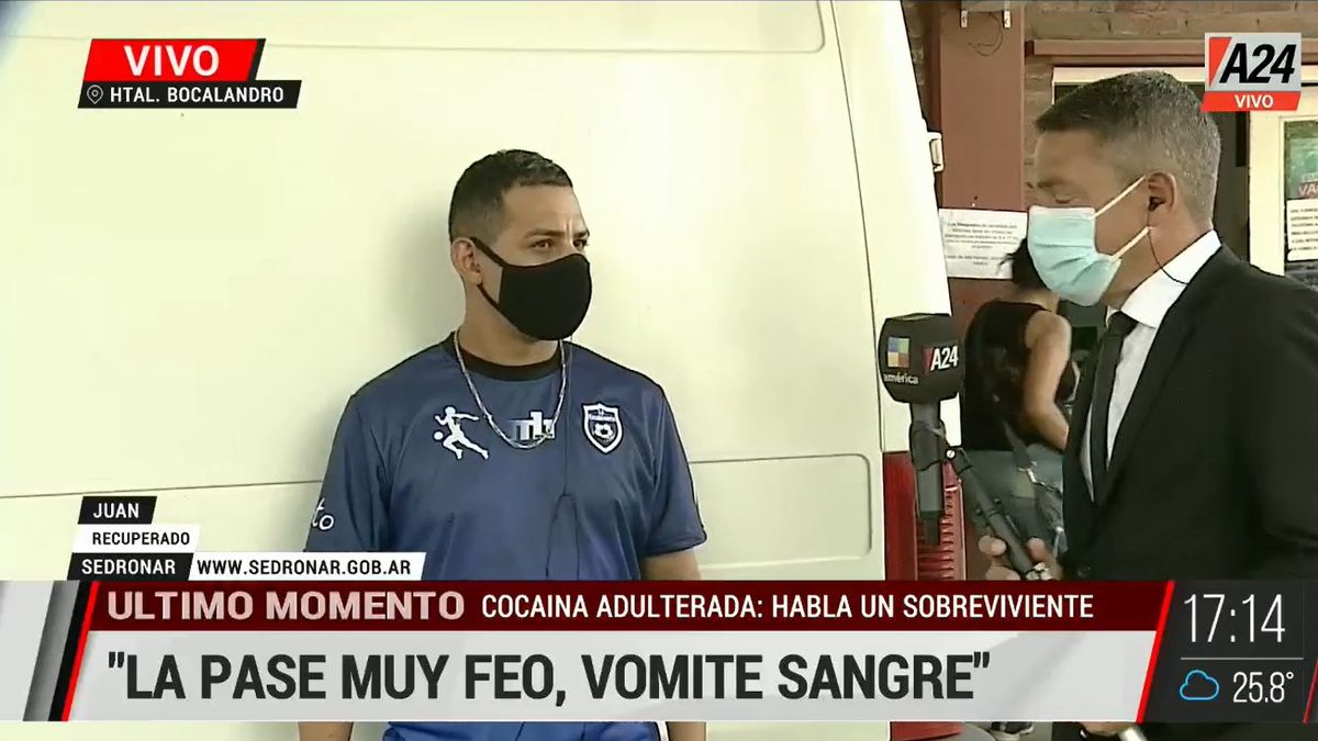 El impactante testimonio de un sobreviviente a la droga envenenada: La pasé muy feo