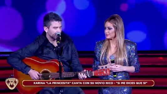 Karina, La Princesita cantó con su novio Nico Furman a pedido de Marcelo Tinelli: “Me emocionaron”