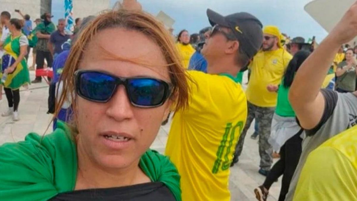 La activista detenida por instigadora de la violencia en Brasilia