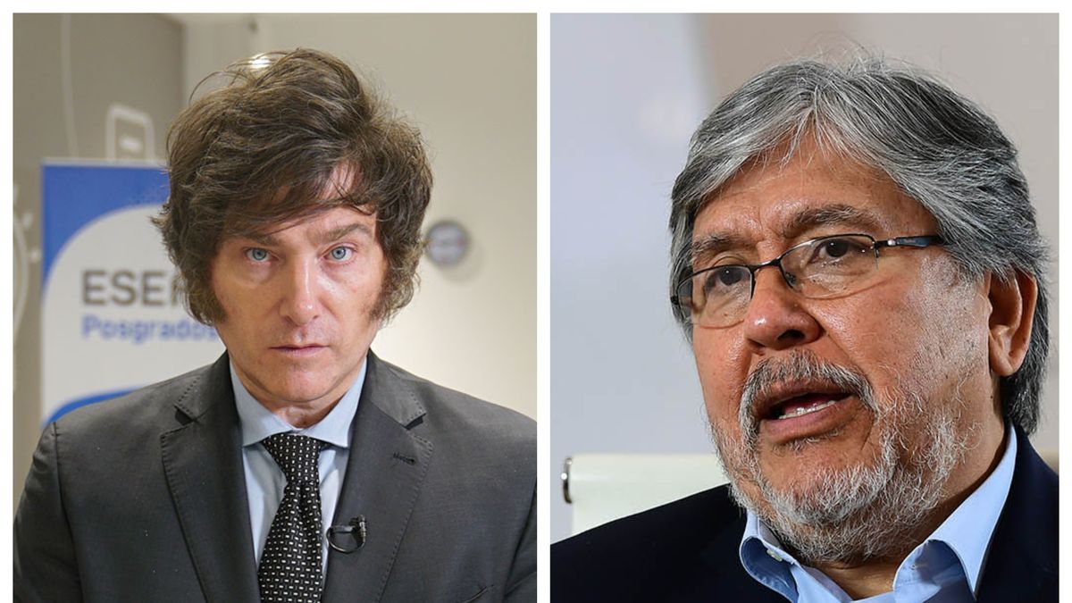 Javier Milei chicaneó al Chino Navarro de cara a las elecciones 2023 (Foto: archivo).