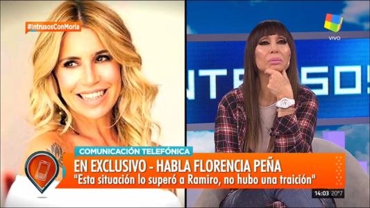 Flor Peña reconoció la infidelidad de su marido: Nos amamos, pero nos vemos con otras personas