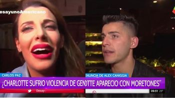 Loan habló de los moretones de Charlotte Caniggia y su debilidad por el alcohol
