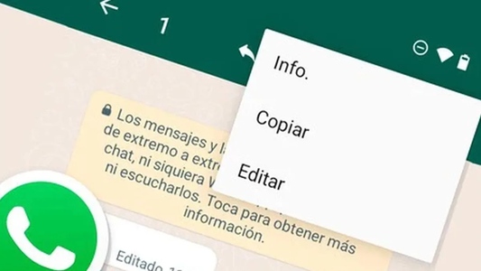 Quiero editar mis mensajes de WhatsApp pero no me deja