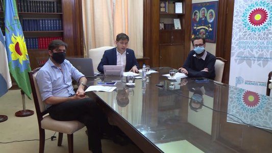 Kicillof y Simone firmaron convenios para la realización de 60 obras en 44 municipios bonaerenses