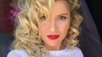 Laurita Fernández terminó de entrenar, se bajó el corpiño y mostró todo