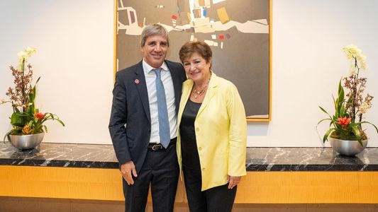 Caputo se reúne en Washington con la titular del FMI, en un clima de expectativas por posible apoyo de Trump ante un shock externo