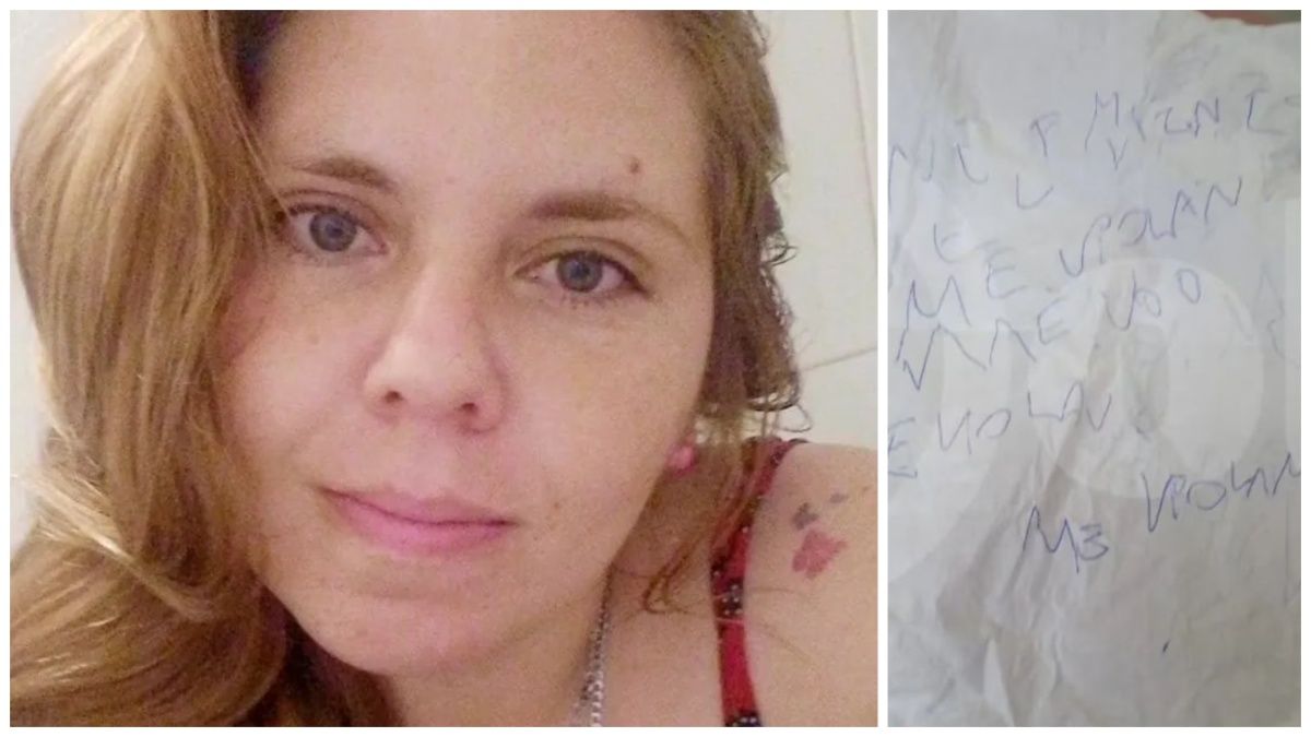 Me violan: el desesperado mensaje en una servilleta de una mujer que fallerció luego de estar internada en terapia internsiva