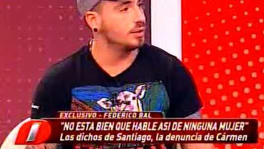 Federico Bal: “No sé qué le está pasando a mi viejo”