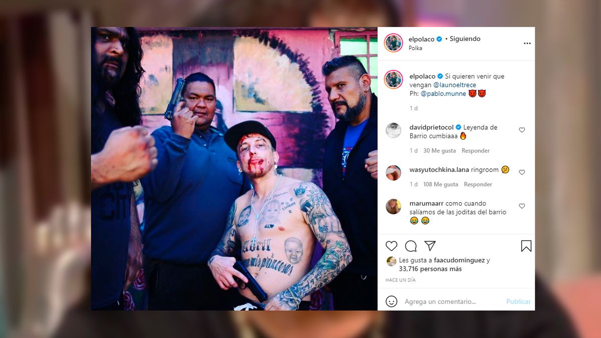 En Instagram: El Polaco estará en la nueva tira de El Trece.