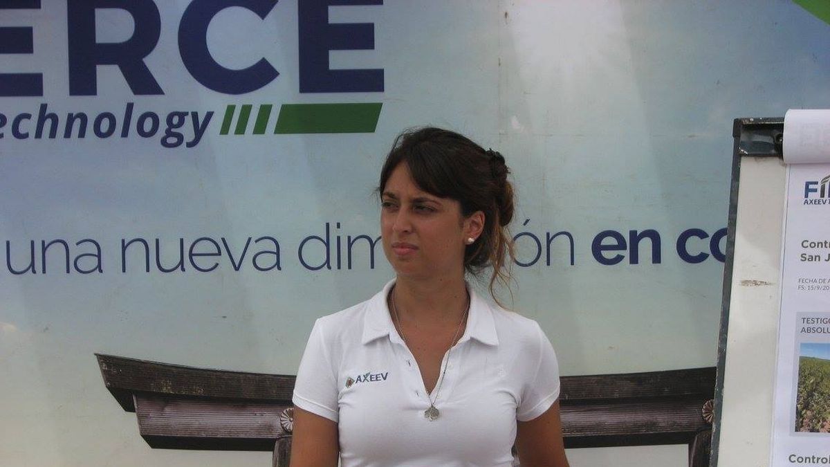 Nardi, referente de Summit Agro en el lanzamiento. El control de malezas, clave para los productores.