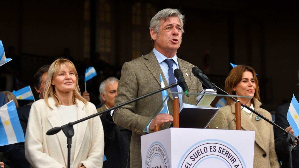 El presidente de la Sociedad Rural Argentina