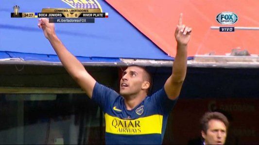 Wanchope no perdonó en la primera que tuvo Boca