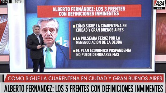 Alberto Fernández: cuarentena, deuda y la pospandemia, los tres frentes con definiciones inminentes