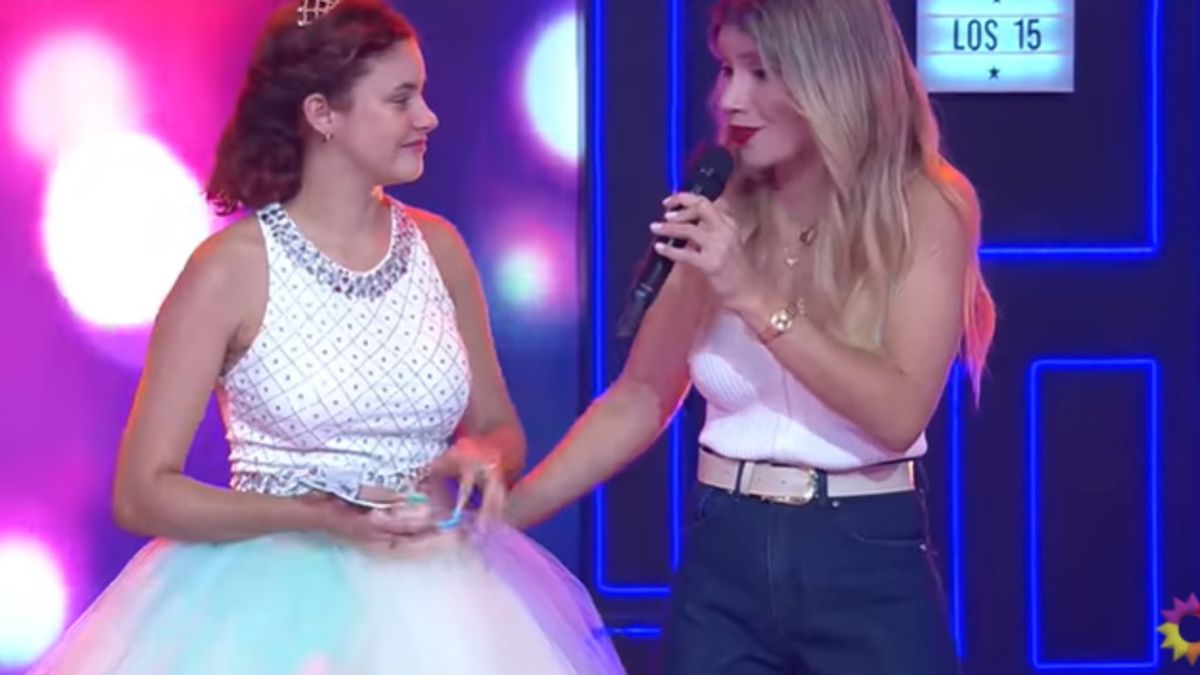 Laurita Fernández consoló a una adolescente que quebró en llanto
