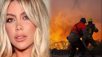 La conmovedora actitud de Wanda Nara frente a los incendios en la Patagonia