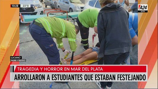 Video: atropellan a propósito a alumnos en Mar del Plata