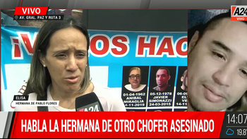 El desgarrador relato de la hermana de otro colectivero asesinado en La Matanza