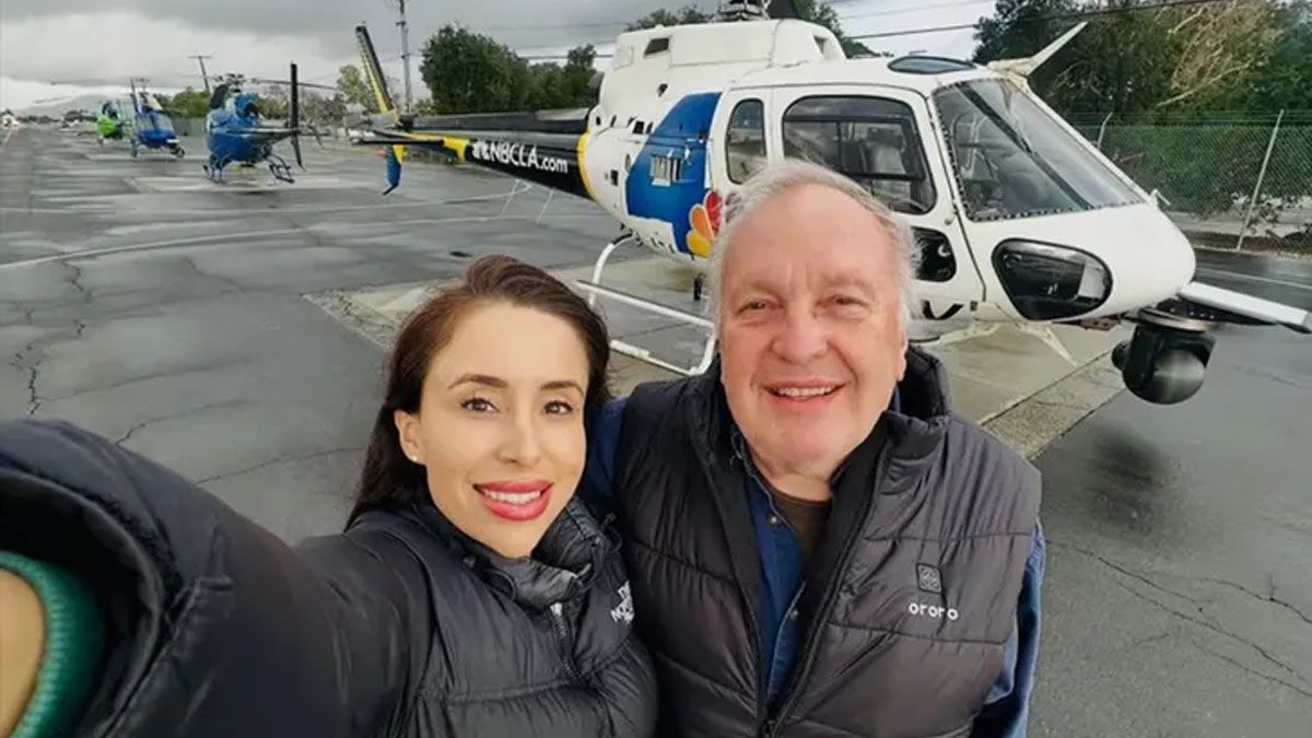Las dos víctimas del helicóptero que se estrelló en Los Ángeles. Hay una tercera persona que murió aplastada (Foto: gentileza TMZ).
