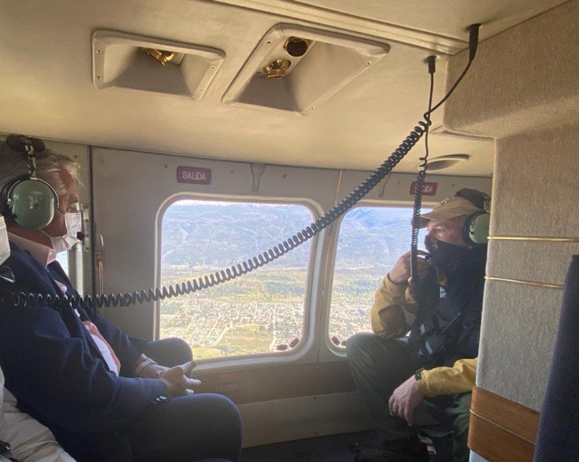Alberto Fernández sufrió incidentes en su visita a Chubut