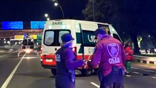 Video: cómo fue el accidente fatal en el que murió un motociclista en Av. General Paz