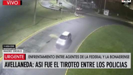 Video: así fue el tiroteo entre policías de la Federal y de la Bonaerense