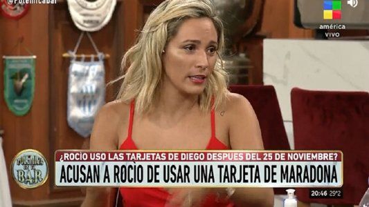 Rocío Oliva habló de los gastos con la extensión de tarjeta de Diego Maradona