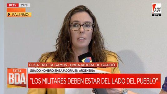 La embajadora de Venezuela en Argentina designada por Guaidó: Maduro debe cesar con su usurpación