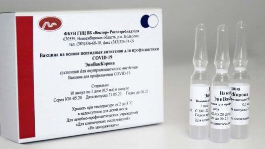 Rusia anunció que su segunda vacuna contra el coronavirus tiene una eficacia del 100%