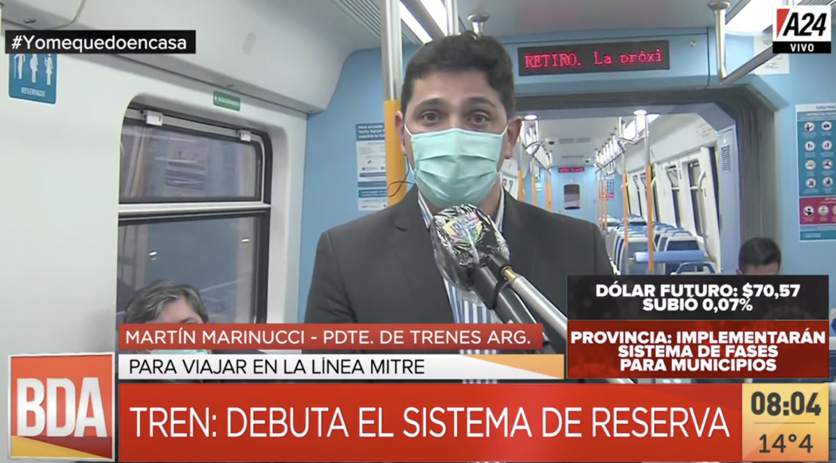 De Tigre a Retiro, ya rige la reserva obligatoria de pasaje de tren para los trabajadores esenciales