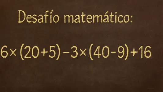 Desafío matemático: ¿cuánto tiempo te lleva resolverlo?