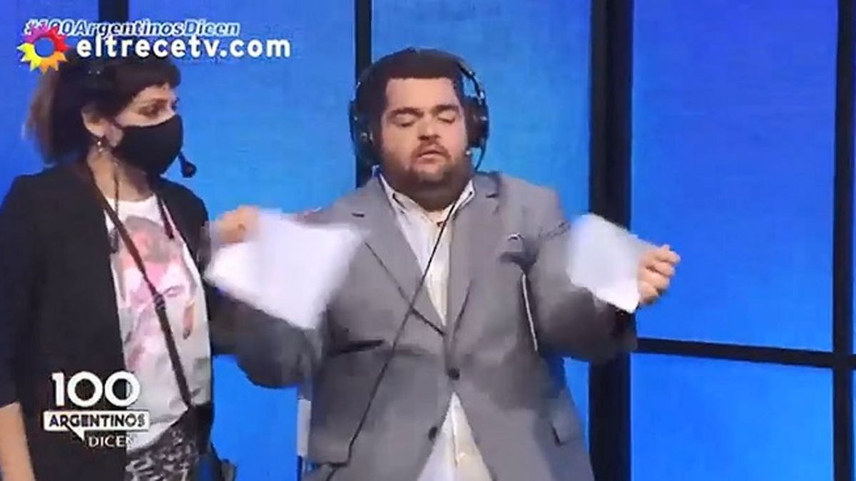 Dar&iacute;o Barassi durante el aire de 100 argentinos dicen amenaz&oacute; con renunciar al programa de El Trece.&nbsp;