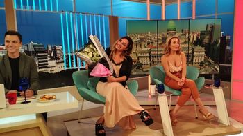 La romántica sorpresa a Belén Francese en pleno aire: Te amo para toda la vida