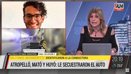 Identificaron a la mujer que atropelló, mató y se fugó en Belgrano