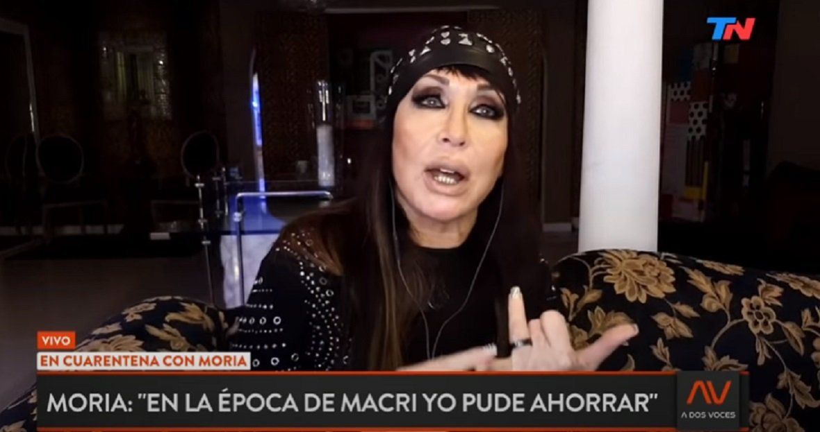 Moria Casán: Para ser totalmente sincera, en la época de Macri pude ahorrar