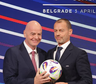 Guerra total en el fútbol: la UEFA amenazó con boicotear a la FIFA y los Mundiales por un polémico plan de Infantino