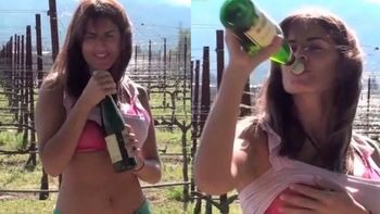 Silvina Luna recordó el video íntimo que grabó en un viñedo en Mendoza